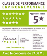 Étiquette classe de performance environnementale classe 5*
