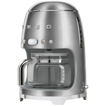 Cafetière filtre 10 tasses programmable Acier Brossé - Années 50 -DCF02SSEU