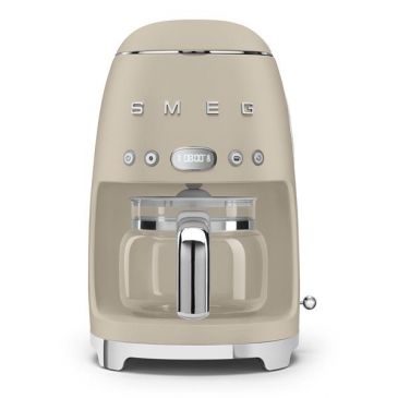 Cafetière filtre 10 tasses programmable Beige Lin - Années 50 - DCF02MLMEU
