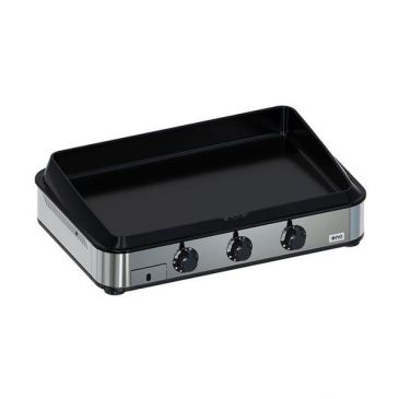 Plancha gaz 3 feux châssis inox - Enosign 80 - 570332010701