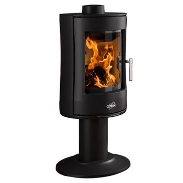 Poêle à bois longiligne 388145ANTH