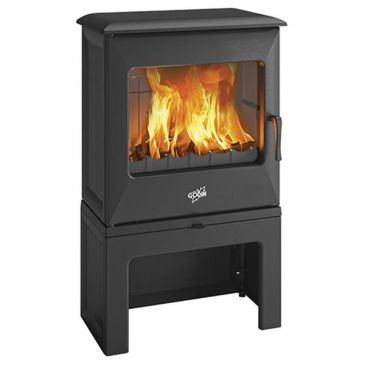 Poêle à bois vintage 388150PEINTANTHRACITE