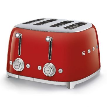 Toaster 4 tranches Rouge - Années 50 - TSF03RDEU